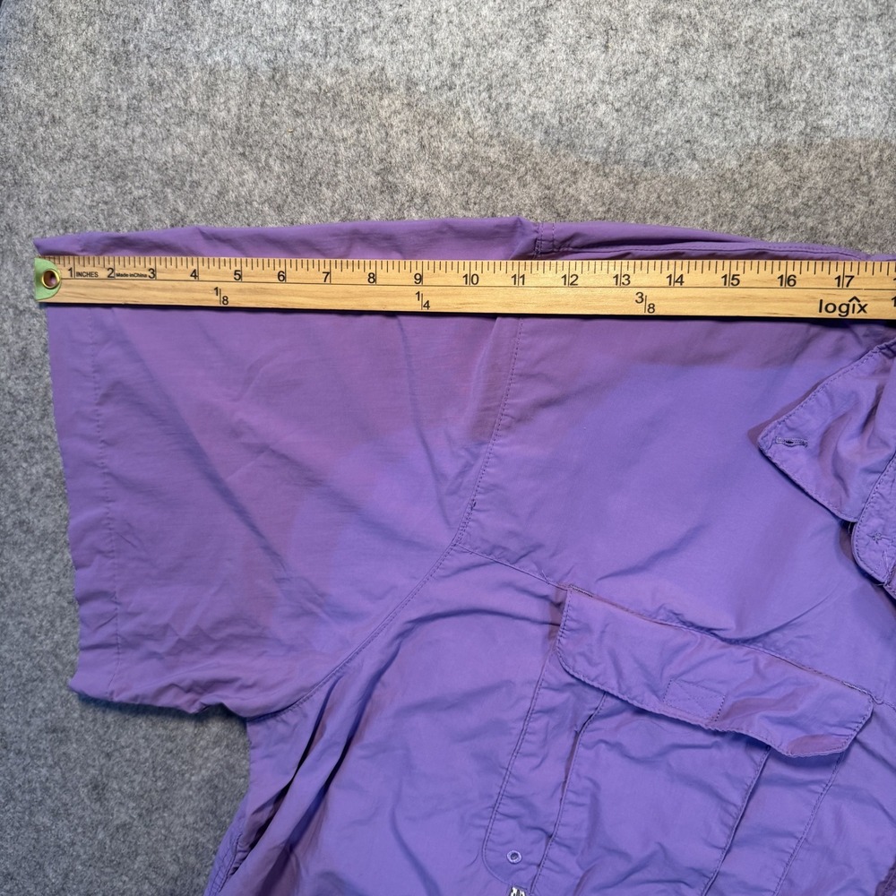 Magellan Fish Gear Relaxed Fit Shirt 4XL Purple Moisture Wicking Mesh Vent - Picture 8 of 11